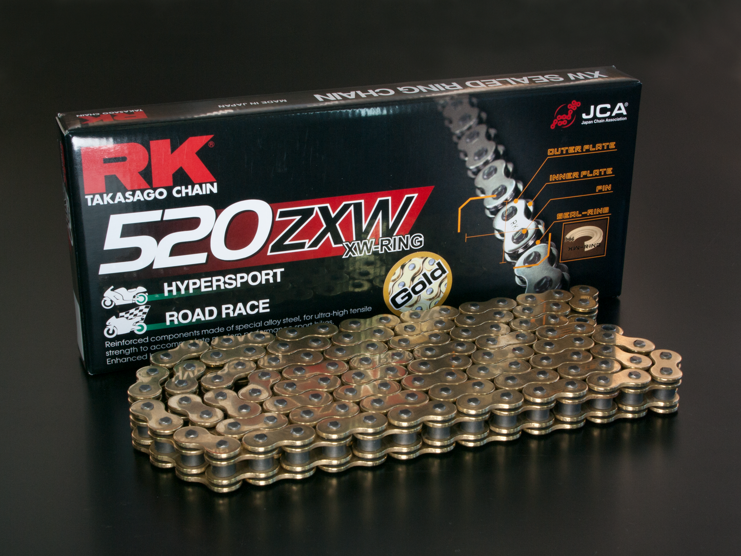 Kit trasmissione Pignone 520SROZ2-108 Corona JTR735.45 Catena ZXW 520 GB520ZXW-108-CLF DUCATI MONSTER 696