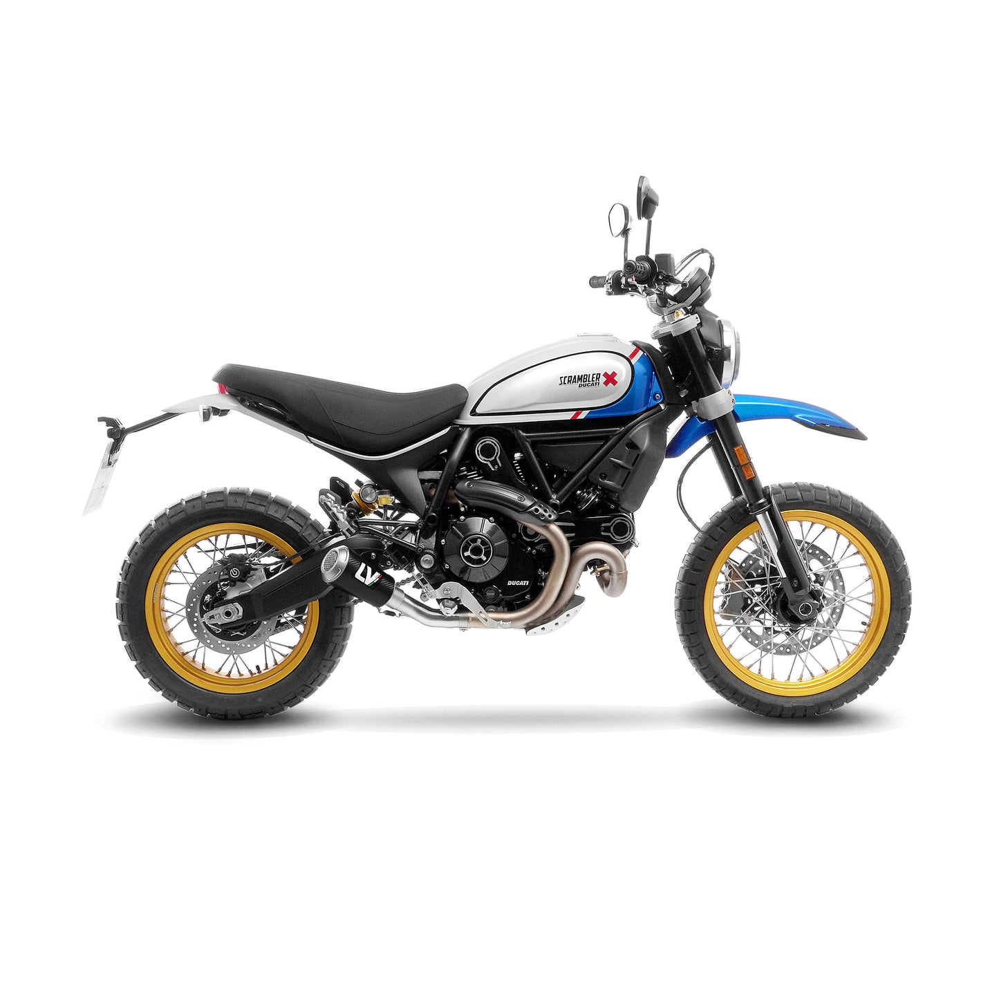Silenziatore slip-on LV-10 in carbonio DUCATI SCRAMBLER