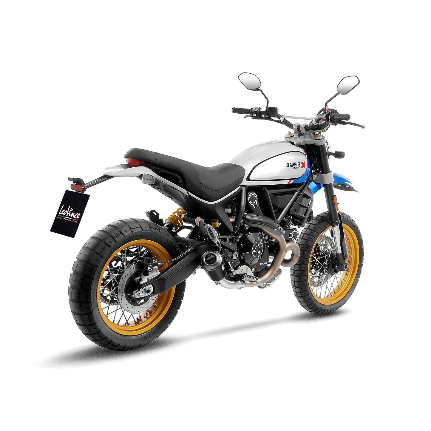 Silenziatore slip-on LV-10 in carbonio DUCATI SCRAMBLER