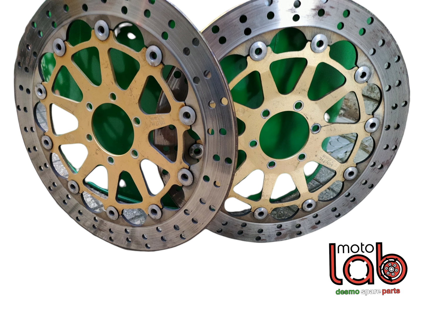 COPPIA DISCHI FRENO BREMBO DA 320 DUCATI OLD