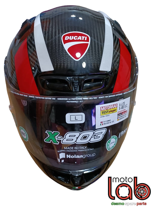 Nuovo CASCO DUCATI IN CARBONIO modello Nolan x803 ultra carbon
per info misure scrivetemi prima di acquistare