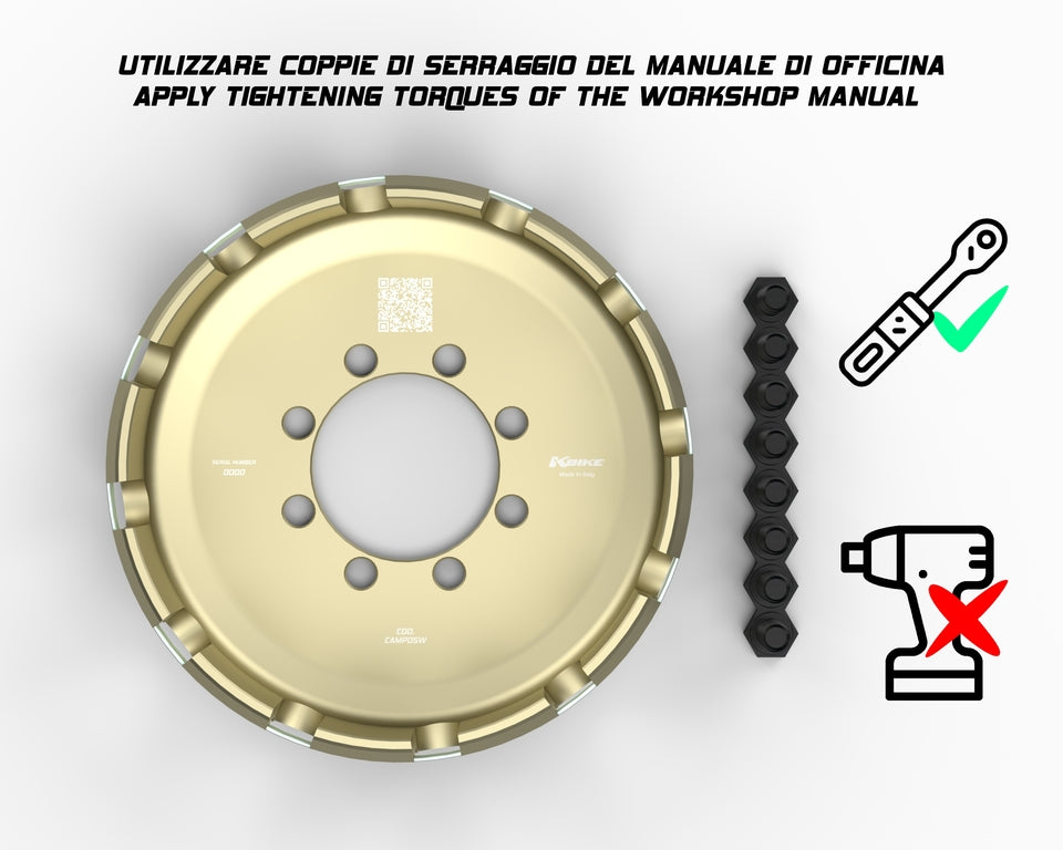 Campana frizione SW per DUCATI SBK STREET MONSTER ST MULTISTRADA HYPER
