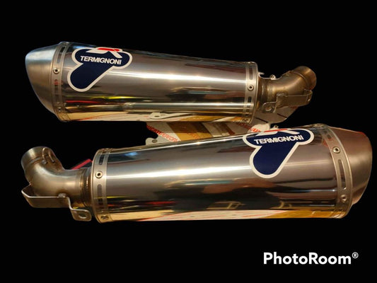 NUOVI TERMIGNONI per Ducati Monster 696 796 1100 con db killer estraibile non omologati