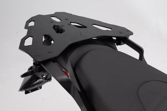 Portabagagli STREET-RACK. Nero. Ducati Multistrada 1200 Enduro/950/1260 + Piatto adattatore per portabagagli STREET-RACK. Per Givi / Kappa con Monokey. Nero .SW MOTECH -
