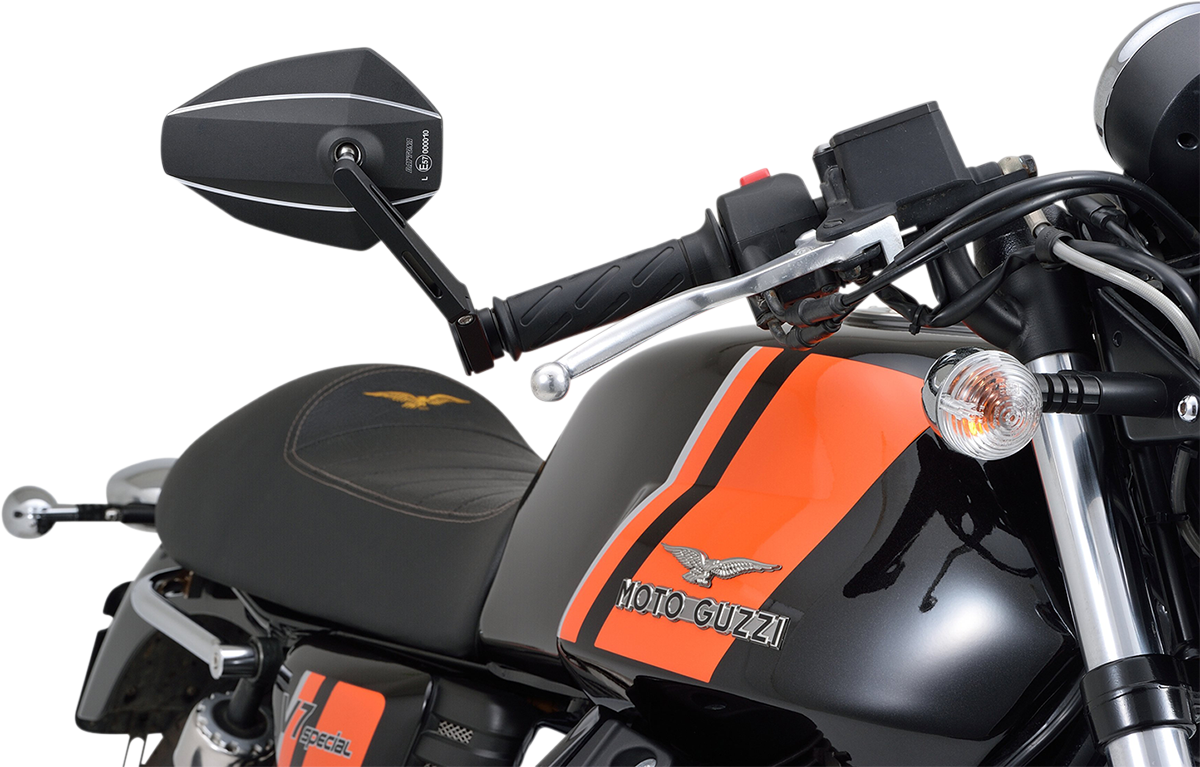 Specchietti per DUCATI DAYTONA D-MIRROR-7 BAREND LONG ALU BK