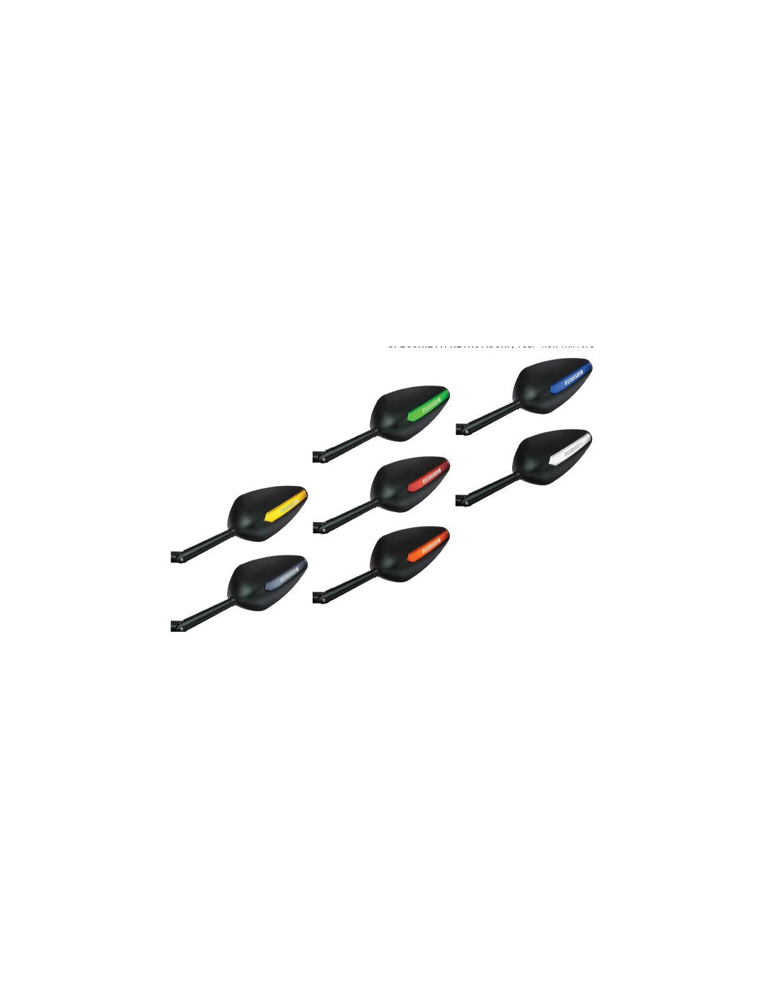 Coppia Di Specchietti retrovisori per DUCATI MONSTER MULTISTRADA SCRAMBLER STREETFIGHTER DIAVEL