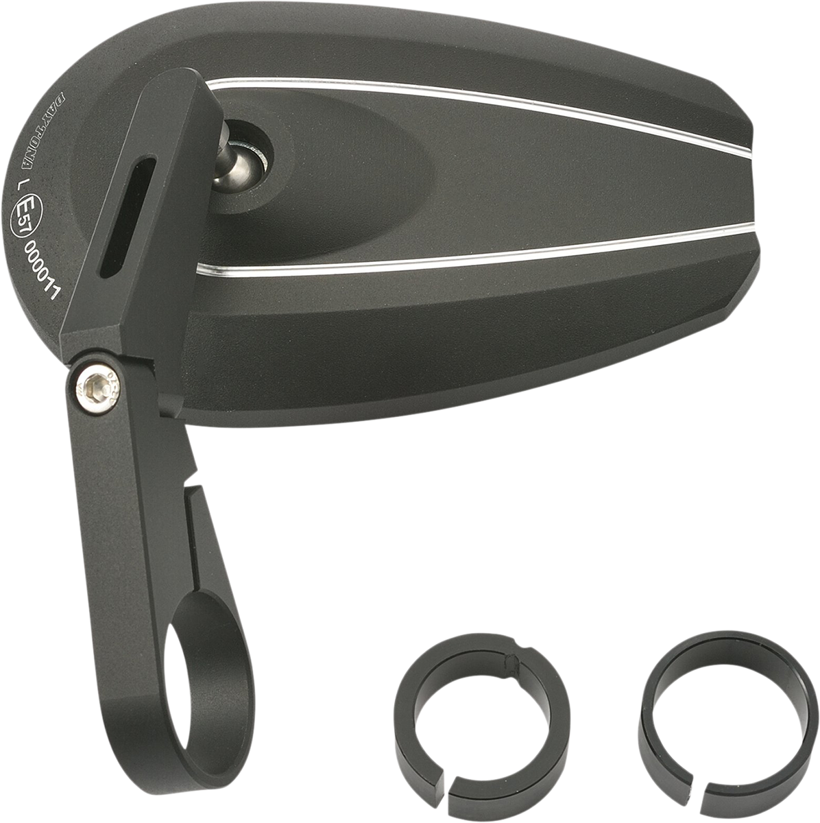 Specchietti per DUCATI DAYTONA D-MIRROR-6 BAREND SHORT ALU BK