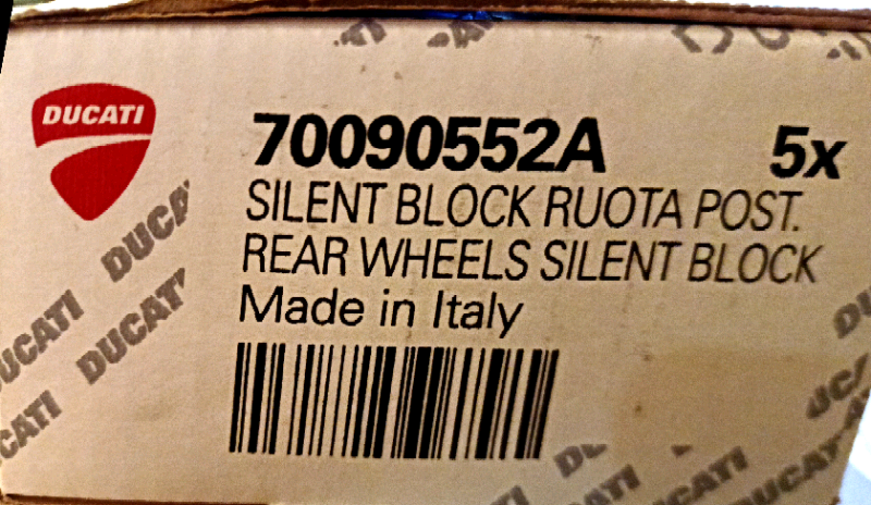 silent block Parastrappi Ducati Monobraccio Cod 70090552a