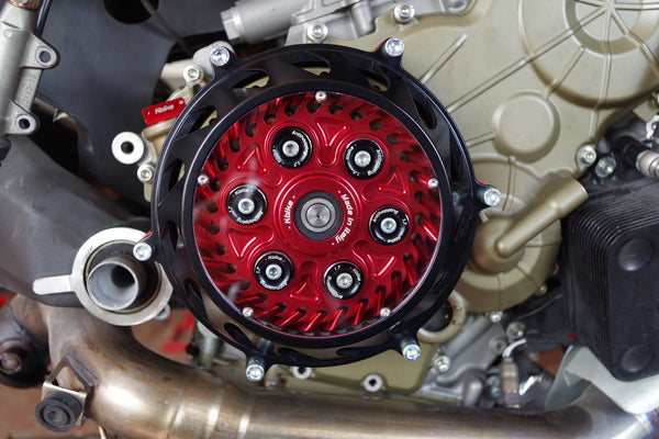 KIT TRASFORMAZIONE FRIZIONE DA BAGNO D'OLIO A FRIZIONE ANTISALTELLAMENTO A SECCO PER DUCATI PANIGALE 959/ 1199 / 1299 | spedizione gratuita