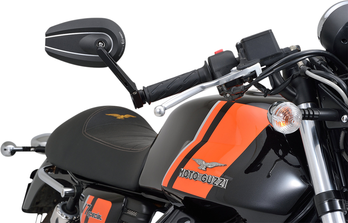 Specchietti per DUCATI DAYTONA D-MIRROR-6 BAREND LONG ALU BK