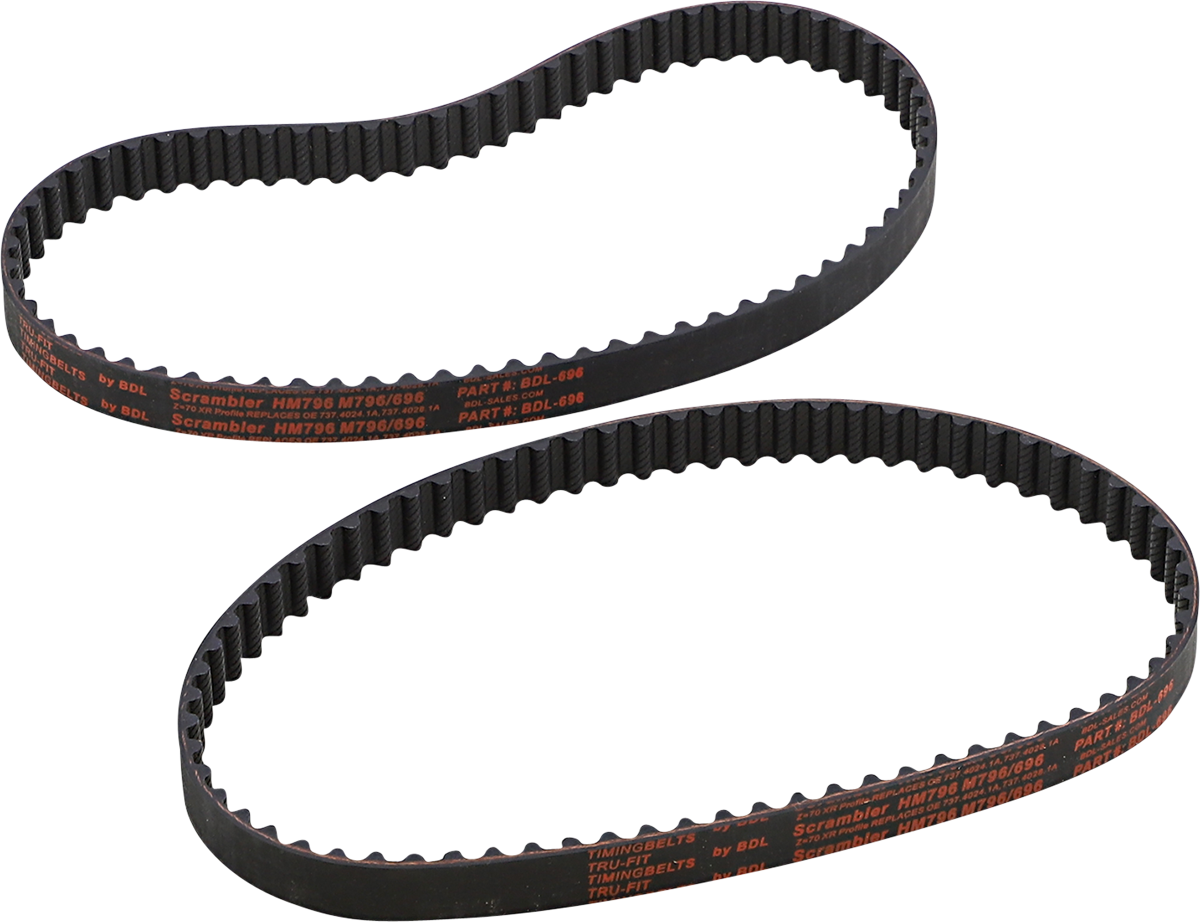 Coppia Cinghie di distribuzione Tru-Fit per DUCATI MONSTER 696 796 SCRAMBLER 803 HYPERMOTARD 796