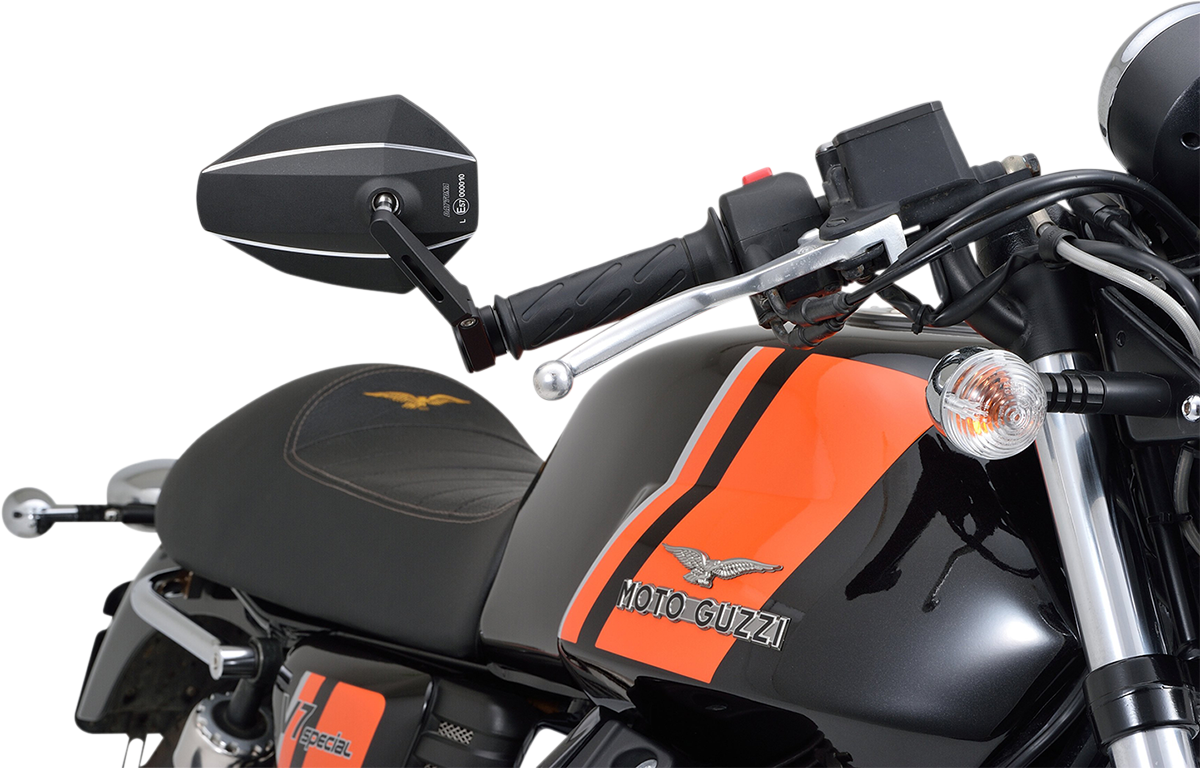 Specchietti per DUCATI DAYTONA D-MIRROR-7 BAREND SHORT ALU BK