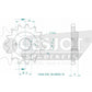 DUCATI DIAVEL 1200 KIT TRASMISSIONE 15/43/118 PASSO ORIGINALE  525 PIGNONE CORONA CATENA