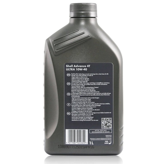 OLIO SHELL ULTRA 15 50 W SINTETICO CONFEZIONE DA 1 LITRO