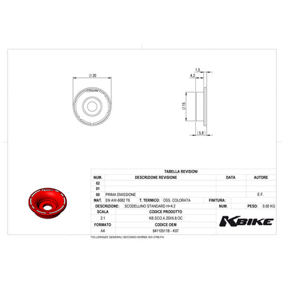 Kit scodellini per Ducati 1098 1198 Streetfighter 1098