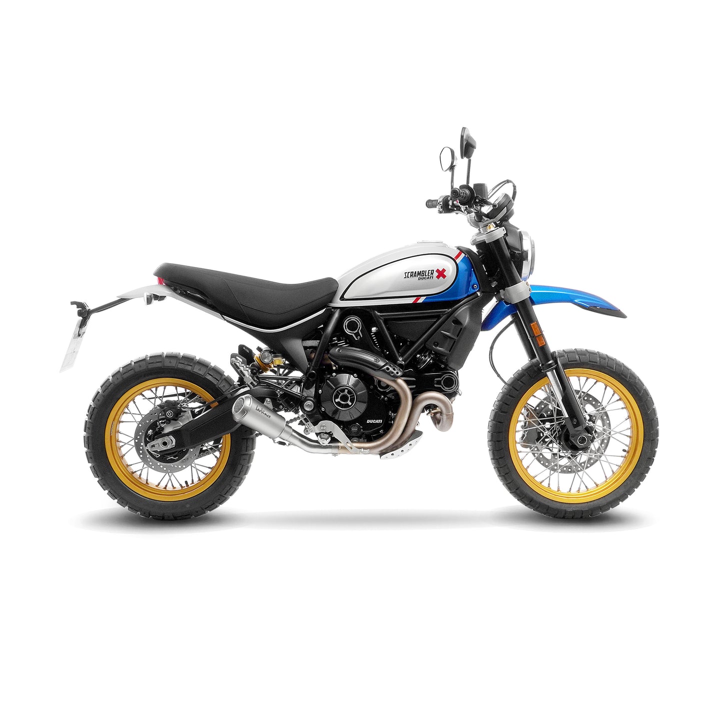 Silenziatore slip-on LV-10 in acciaio inossidabile DUCATI SCRAMBLER