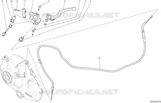Microinterruttore originale Ducati Scrambler 800 400 Monster 797 CD 53910401B