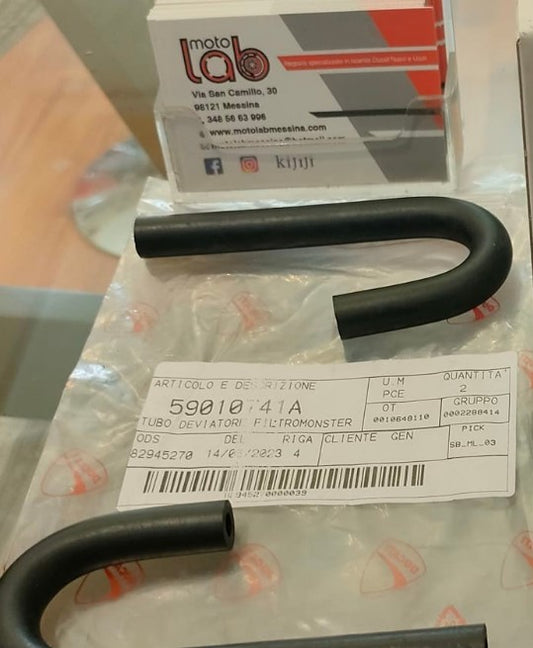 Tubo Raccordo filtro benzina Originale  Ducati codice 59010741A