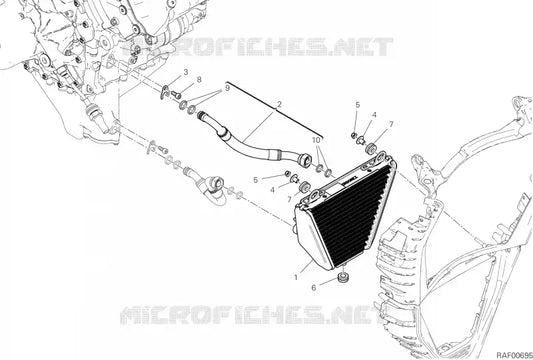 Anello Oring codice 88643121a  Ducati O-ring oil cooler - V4 Panigale, Superleggera, Streetfighter, Multistrad