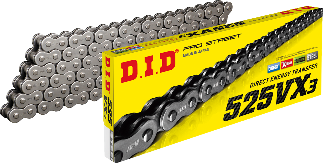 Catena  DID 525VX3 110 maglie CHAIN DID525VX3 110RH
