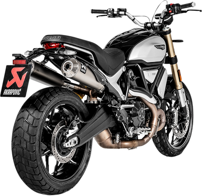 Silenziatore slip-on in titanio DUCATI SCRAMBLER