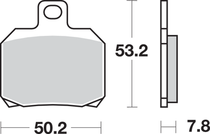 Pastiglie freno LS Street Excel Sintered Rear Brake Pads DUCATI MULTISTRADA PANIGALE MONSTER