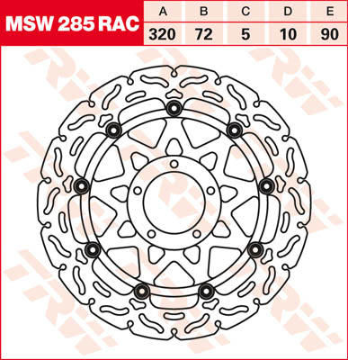 Dischi freno RAC DUCATI DIAVEL MULTISTRADA PANIGALE