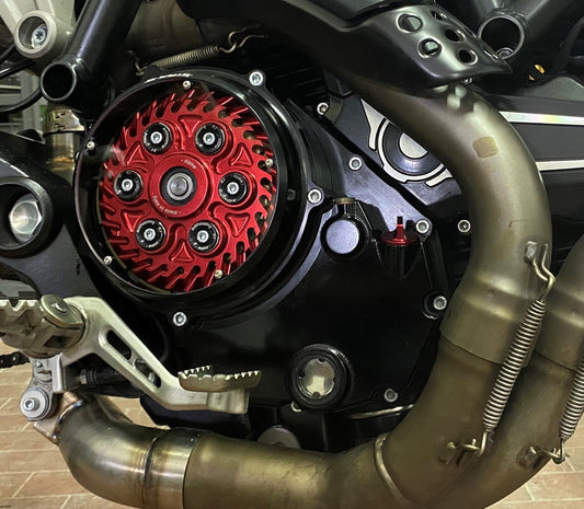 KIT TRASFORMAZIONE FRIZIONE DA BAGNO D'OLIO A FRIZIONE ANTISALTELLAMENTO A SECCO PER DUCATI HYPERMOTARD 950