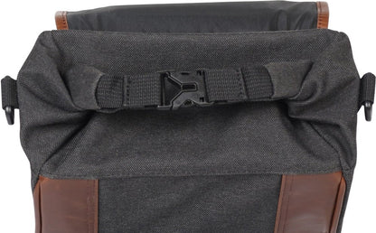 Borsa Laterale Shad + supporto attacco per Ducati Scrambler 800 400 Colore Nero foto demo