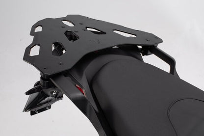 Portabagagli STREET-RACK. Nero. Ducati Multistrada 1200 Enduro/950/1260 + Piatto adattatore per portabagagli STREET-RACK. Per Givi / Kappa con Monokey. Nero .SW MOTECH -