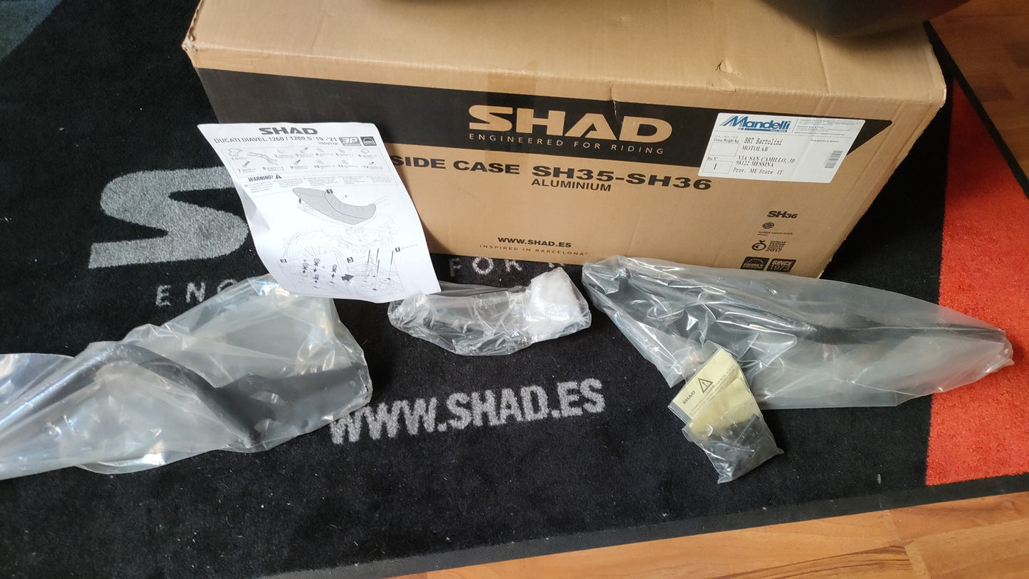 Ducati Diavel 1260  Telaietto 3P system  + Valige sh 36  Shad  prodotto nuovo