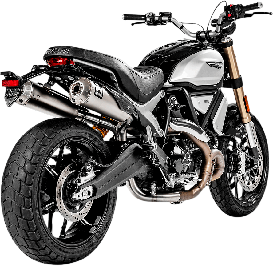 Tubo di raccordo in acciaio inossidabile AKRAPOVIC DUCATI SCRAMBLER