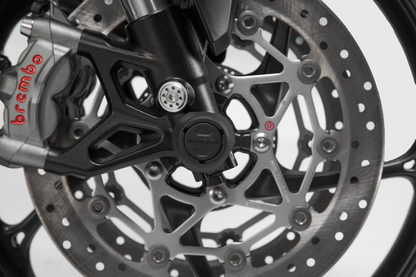 Set tamponi per perno ruota anteriore per DUCATI MONSTER 797 921 937 MULTISTRADA 950 1200 1260 HYPERMOTARD 821 939