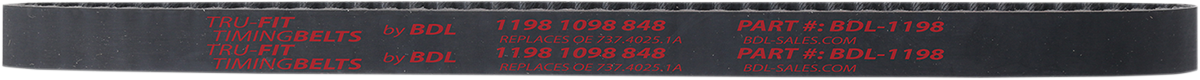 Coppia di Cinghie BELT DRIVES LTD per DUCATI  848 1198 1098 MONSTER 821 1200 STREETFIGHTER HYPER DIAVEL