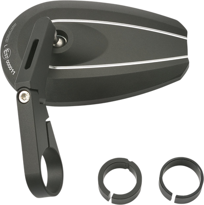 Specchietti per DUCATI DAYTONA D-MIRROR-6 BAREND SHORT ALU BK