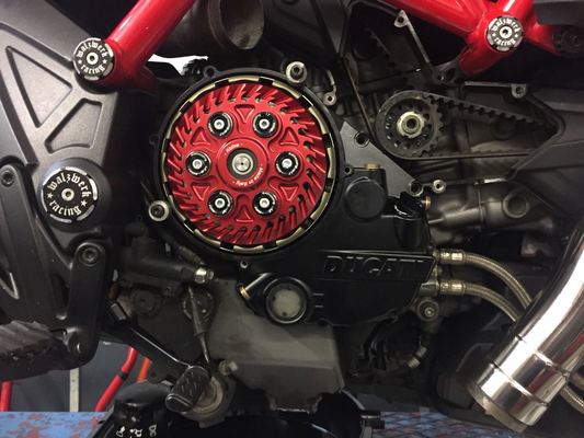 KIT TRASFORMAZIONE FRIZIONE DA BAGNO D'OLIO A FRIZIONE ANTISALTELLAMENTO A SECCO PER DUCATI DIAVEL 1200