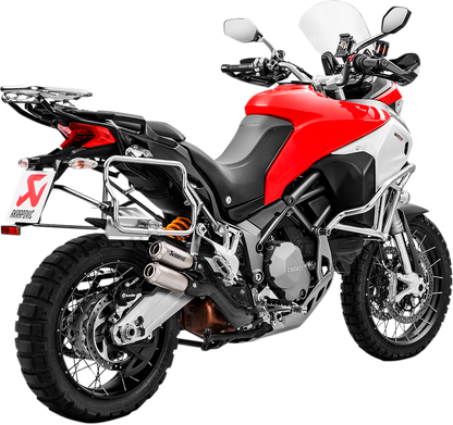 Silenziatore slip-on AKRAPOVIC in titanio DUCATI MULTISTRADA