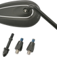 Specchietti per DUCATI DAYTONA D-MIRROR-6 ROD RIGHT ALU BK