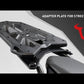 Portabagagli STREET-RACK. Nero. Ducati Multistrada 1200 Enduro/950/1260 + Piatto adattatore per portabagagli STREET-RACK. Per Givi / Kappa con Monokey. Nero .SW MOTECH -
