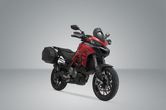SW-MOTECH, Sistema di borse laterali + Staffe complete di  tutto  per il montaggio  AERO ABS. Ducati Multistrada 950 - 1200- 1260 -enduro  AA (16-22).