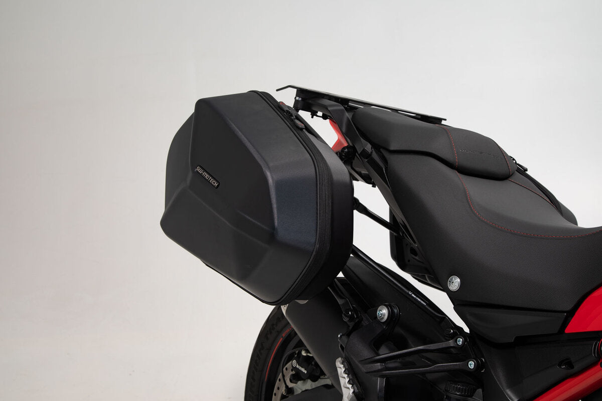 SW-MOTECH, Sistema di borse laterali + Staffe complete di  tutto  per il montaggio  AERO ABS. Ducati Multistrada 950 - 1200- 1260 -enduro  AA (16-22).