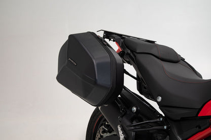 SW-MOTECH, Sistema di borse laterali + Staffe complete di  tutto  per il montaggio  AERO ABS. Ducati Multistrada 950 - 1200- 1260 -enduro  AA (16-22).